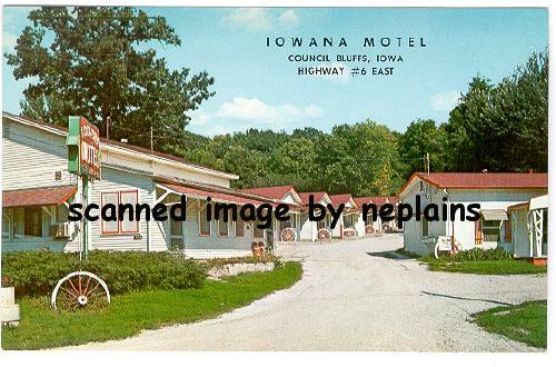 IOWA Council Bluffs - Iowana Motel on Hwy 6 (copy 1)